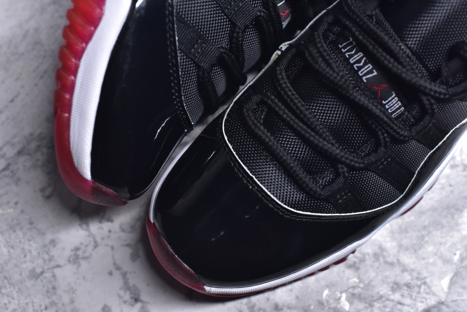 图片[8]-#乔丹11代 Air Jordan 11 Low Bred AJ11黑红2025 低帮 纯原大厂出品 正确纯原鞋标 官方即将发售 原楦原材料打造 正确黑碳板 原厂牛津布➕原厂漆皮 货号 FV5104-006 尺码：36-46-选品中心