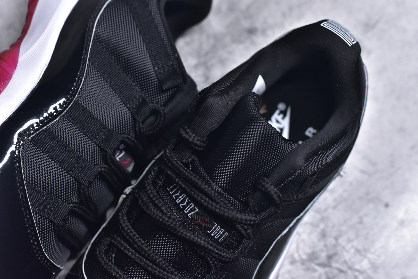 图片[9]-#乔丹11代 Air Jordan 11 Low Bred AJ11黑红2025 低帮 纯原大厂出品 正确纯原鞋标 官方即将发售 原楦原材料打造 正确黑碳板 原厂牛津布➕原厂漆皮 货号 FV5104-006 尺码：36-46-选品中心