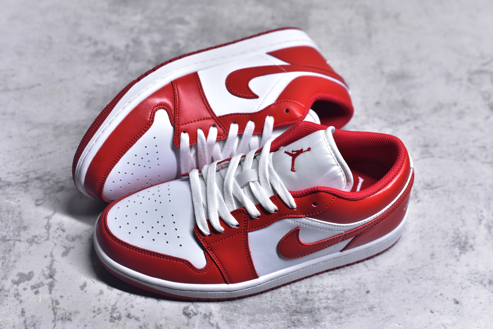 图片[7]-#Air Jordan 1 Low AJ1 乔1 白红配色 低帮文化休闲板鞋 货号： 553558-166 c9 尺码：36 36.5 37.5 38 38.5 39 40 40.5 41 42 42.5 43 44 44.5 45 46-选品中心