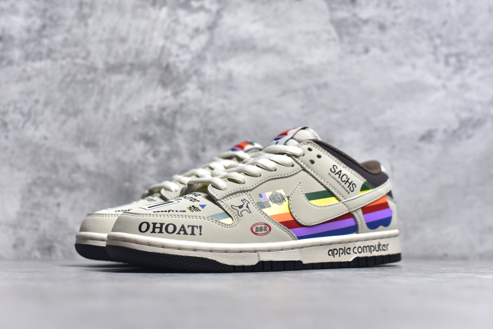 图片[2]-#Nike SB Dunk Low 苹果配色 低帮休闲运动滑板板鞋 MU0232-368 #定制鞋盒 大厂纯原品质出货 超高清洁度 皮料切割干净无任何毛边 细节完美 尺码：36 36.5 37.5 38 36.5 39 40 40.5 41 42 42.5 43 44 44.5 45 9.E5-选品中心