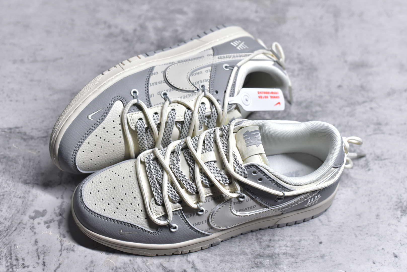 图片[7]-#Nike SB Dunk Low UN系列 绑带字幕白勾 周年高端定制 低帮休闲板鞋 DM6868-079 #定制鞋盒 大厂纯原品质出货 超高清洁度 皮料切割干净无任何毛边 细节完美 尺码：36 36.5 37.5 38 36.5 39 40 40.5 41 42 42.5 43 44 44.5 45 9.E5-选品中心