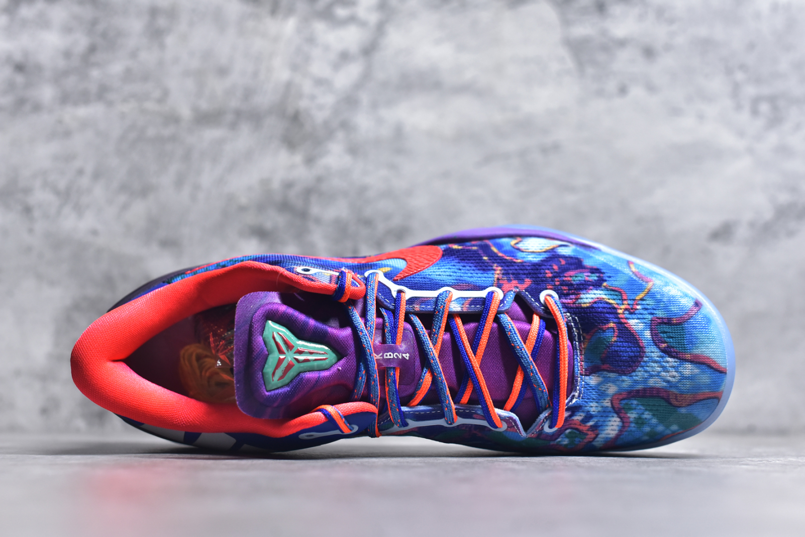 图片[4]-#NK Kobe 8 What The Kobe (WTK) 纯原生产线 科比八代 橙蓝拼色鸳鸯 #React科技鞋垫加持 实战配置直接拉满 #原楦纸板开发 鞋身流线型、后跟塑形，区分土肥圆 #原厂针织鞋面一针一线匹配原版 #全身鞋材卡料色独家定制 唯一万针立体刺绣SWOOSH #真实底模最大48.5 实战利器 专供海外市场 货号：HM9621-900 尺码：39-47.5（脚宽、脚胖 建议买大半码）-选品中心