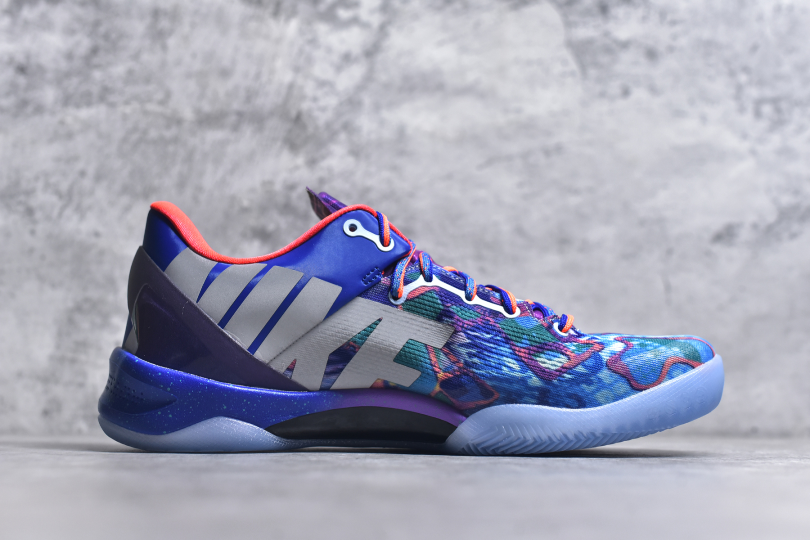 图片[3]-#NK Kobe 8 What The Kobe (WTK) 纯原生产线 科比八代 橙蓝拼色鸳鸯 #React科技鞋垫加持 实战配置直接拉满 #原楦纸板开发 鞋身流线型、后跟塑形，区分土肥圆 #原厂针织鞋面一针一线匹配原版 #全身鞋材卡料色独家定制 唯一万针立体刺绣SWOOSH #真实底模最大48.5 实战利器 专供海外市场 货号：HM9621-900 尺码：39-47.5（脚宽、脚胖 建议买大半码）-选品中心