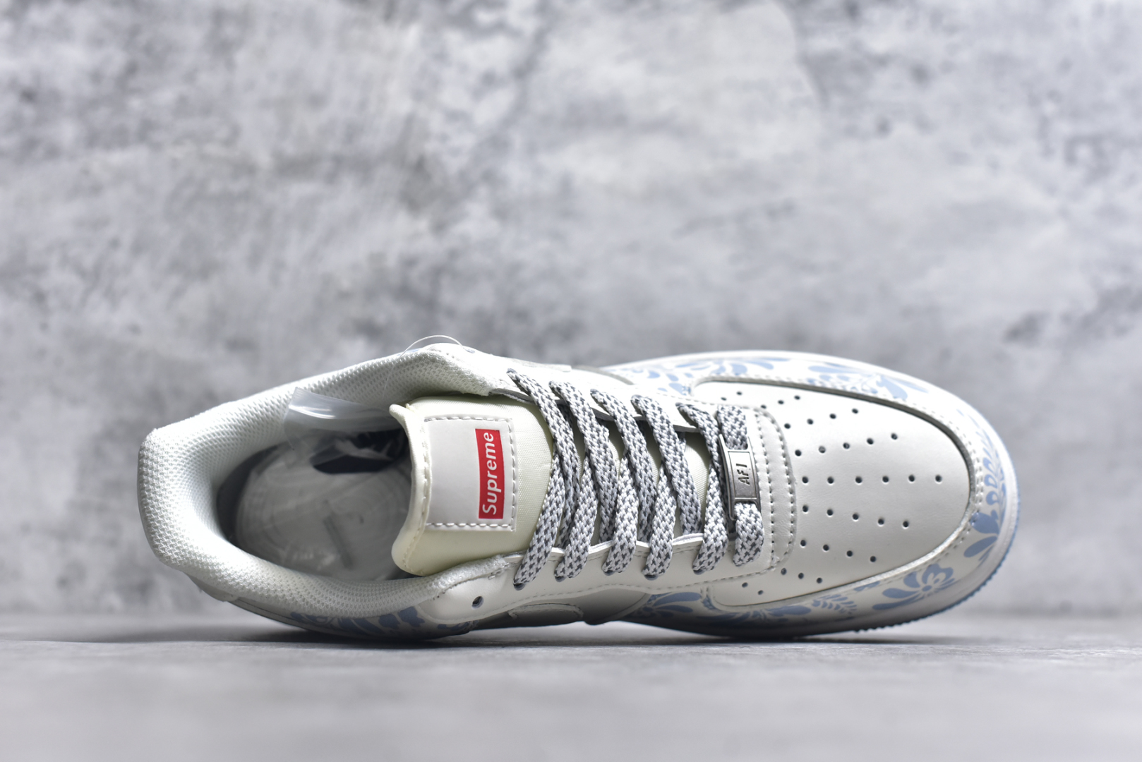 图片[4]-#Nike Air Force 1\’07 Low Supreme联名 青花 空军一号低帮休闲板鞋 XX3168-137 #原楦头原纸板 原装鞋盒 定制五金配件 内置全掌气垫 原厂鞋底 尺码：36 36.5 37.5 38 38.5 39 40 40.5 41 42 42.5 43 44 44.5 45 9.D4-选品中心