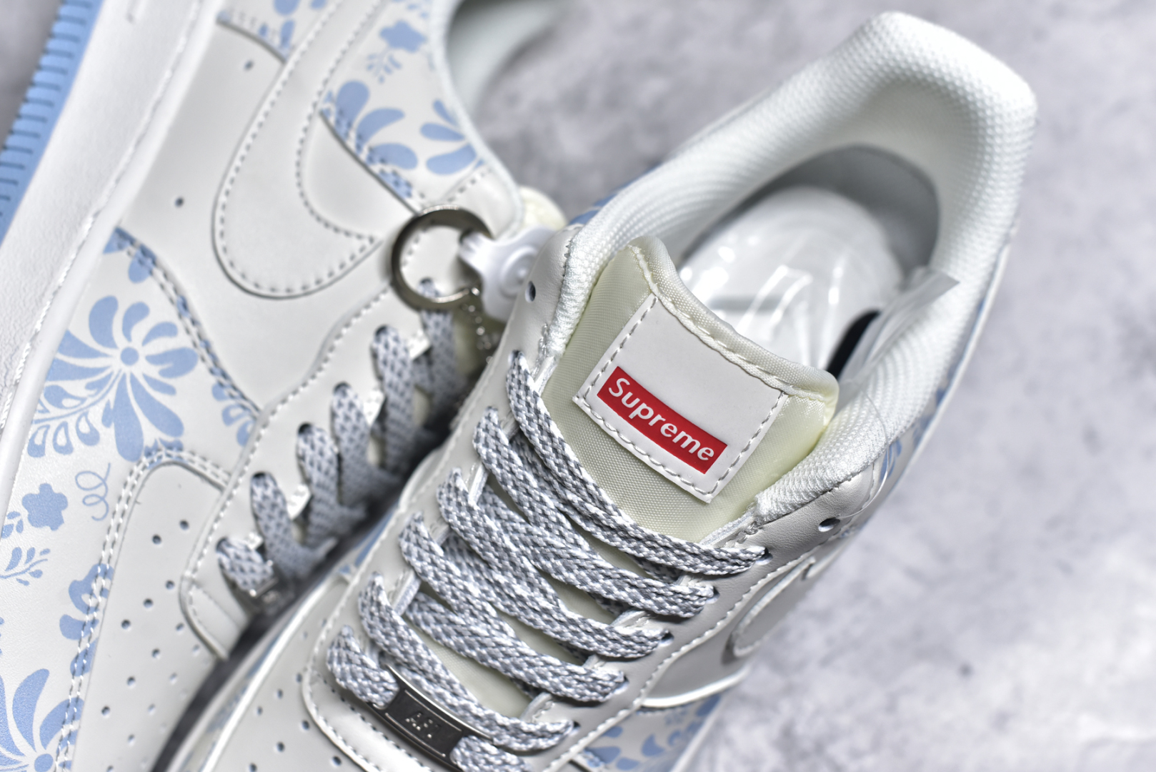 图片[9]-#Nike Air Force 1\’07 Low Supreme联名 青花 空军一号低帮休闲板鞋 XX3168-137 #原楦头原纸板 原装鞋盒 定制五金配件 内置全掌气垫 原厂鞋底 尺码：36 36.5 37.5 38 38.5 39 40 40.5 41 42 42.5 43 44 44.5 45 9.D4-选品中心