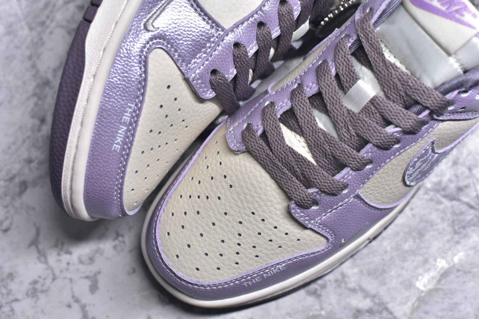 图片[8]-#Nike SB Dunk Low 北面系列 亮面紫勾 周年高端定制 低帮休闲板鞋 KK1333-039 #定制鞋盒 大厂纯原品质出货 超高清洁度 皮料切割干净无任何毛边 细节完美 尺码：36 36.5 37.5 38 36.5 39 40 40.5 41 42 42.5 43 44 44.5 45 9.E5-选品中心