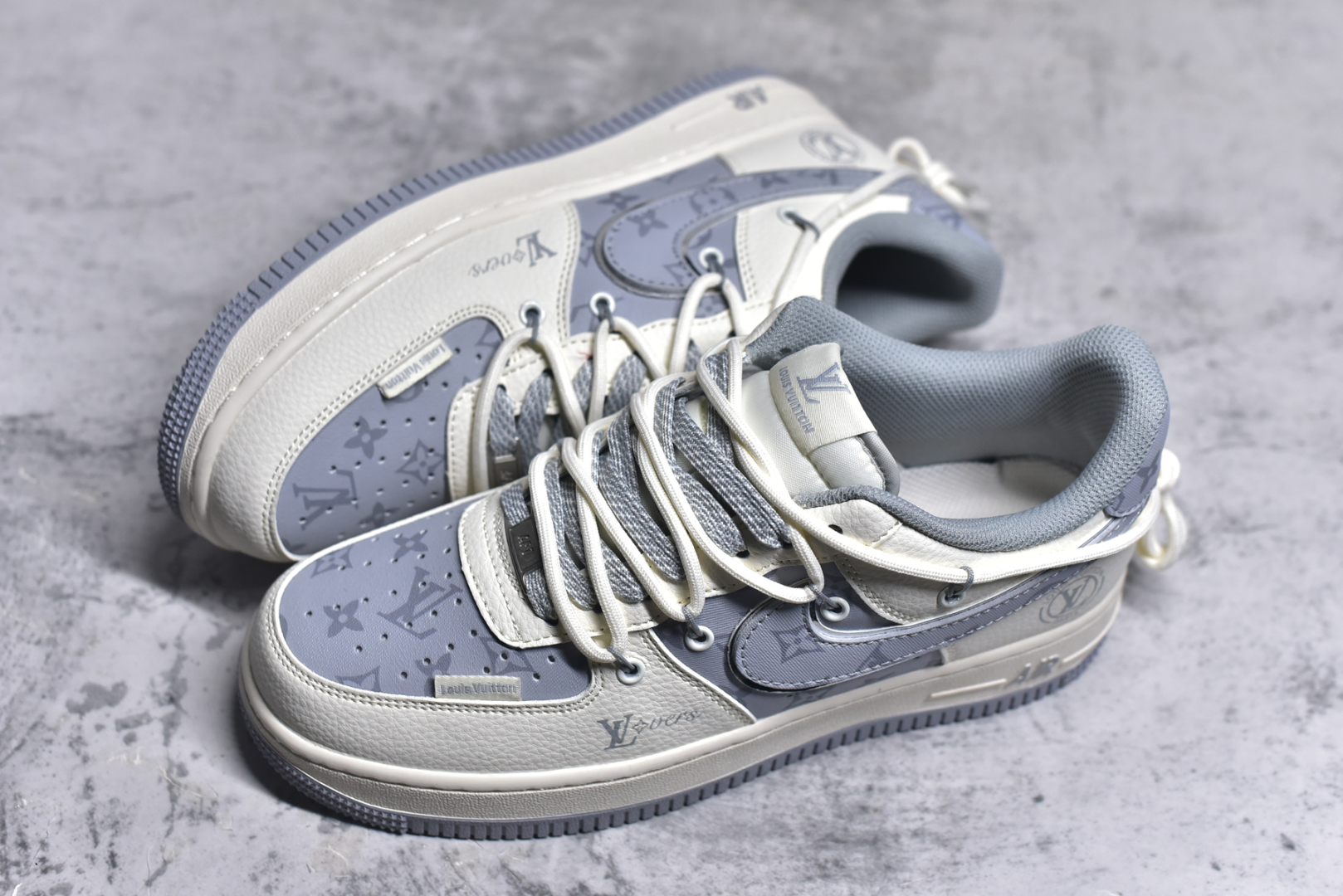 图片[7]-#Nike Air Force 1\’07 Low LV联名 灰印花抽绳 空军一号低帮休闲板鞋 DM6868-062 #原楦头原纸板 原装鞋盒 定制五金配件 内置全掌气垫 原厂鞋底 尺码：36 36.5 37.5 38 38.5 39 40 40.5 41 42 42.5 43 44 44.5 45 9.D4-选品中心