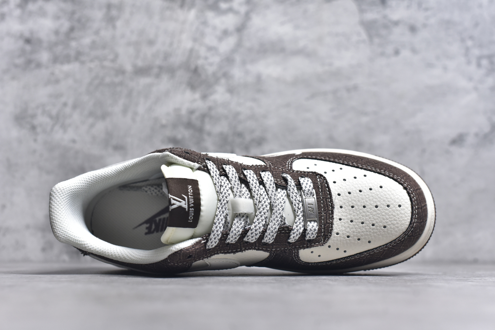 图片[4]-#Nike Air Force 1\’07 Low LV联名 米棕暗格 空军一号低帮休闲板鞋 XS1958-552 #原楦头原纸板 原装鞋盒 定制五金配件 内置全掌气垫 原厂鞋底 尺码：36 36.5 37.5 38 38.5 39 40 40.5 41 42 42.5 43 44 44.5 45 9.D4-选品中心