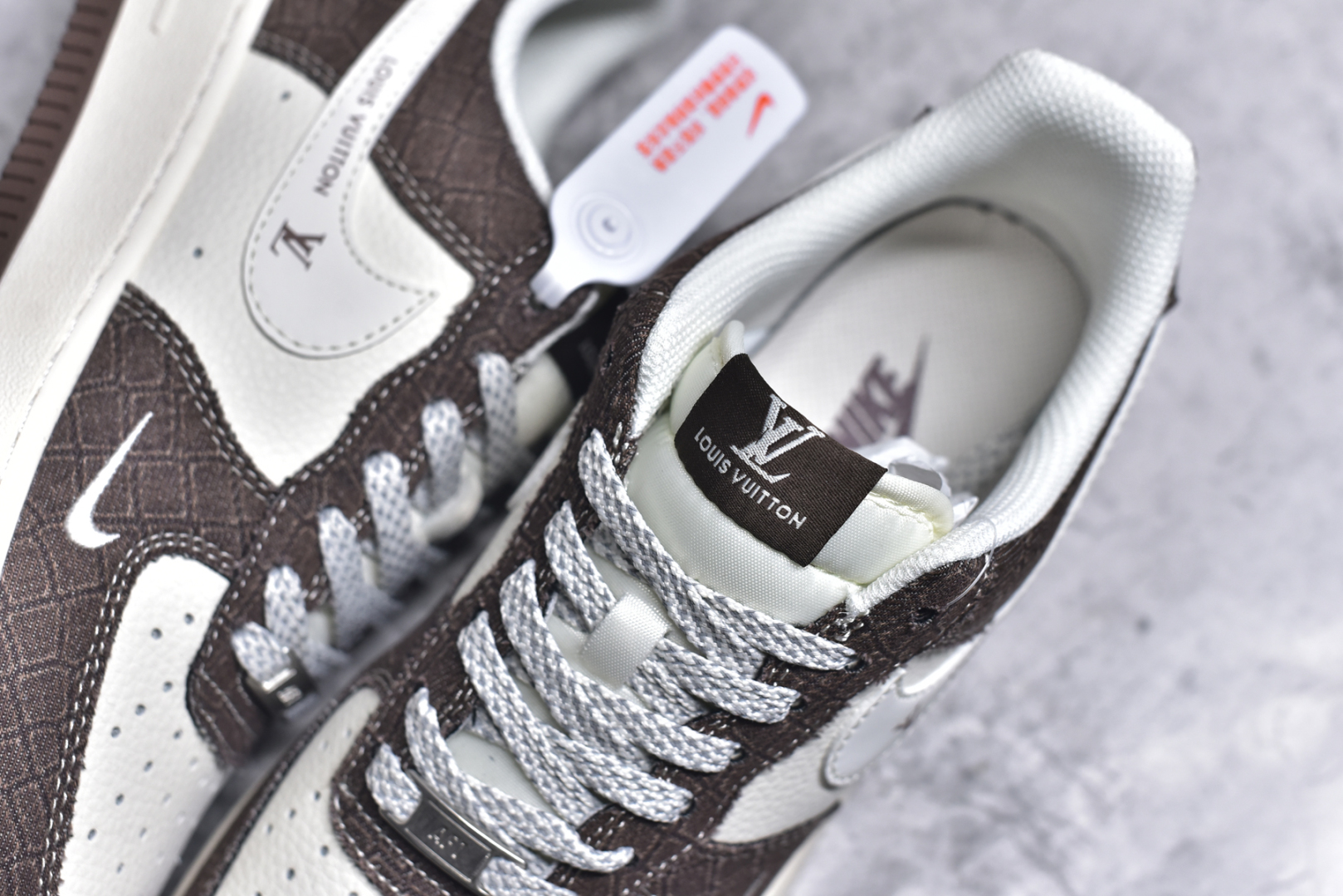 图片[9]-#Nike Air Force 1\’07 Low LV联名 米棕暗格 空军一号低帮休闲板鞋 XS1958-552 #原楦头原纸板 原装鞋盒 定制五金配件 内置全掌气垫 原厂鞋底 尺码：36 36.5 37.5 38 38.5 39 40 40.5 41 42 42.5 43 44 44.5 45 9.D4-选品中心