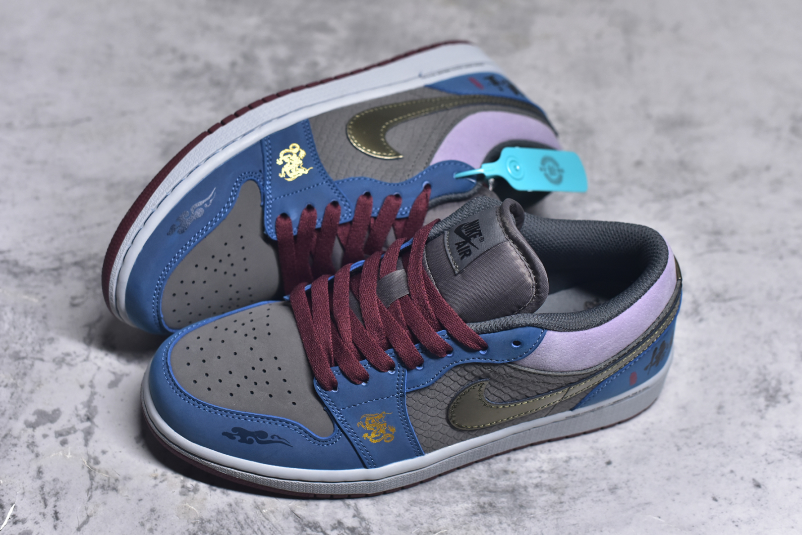 图片[7]-#Air Jordan 1 低帮 复古篮球鞋 纯原大厂出品 极力推荐 定制鞋盒 大厂纯原品质出货 超高清洁度 皮料切割干净无任何毛边 细节完美 货号：553558 066 编码：23 尺码：36-46-选品中心