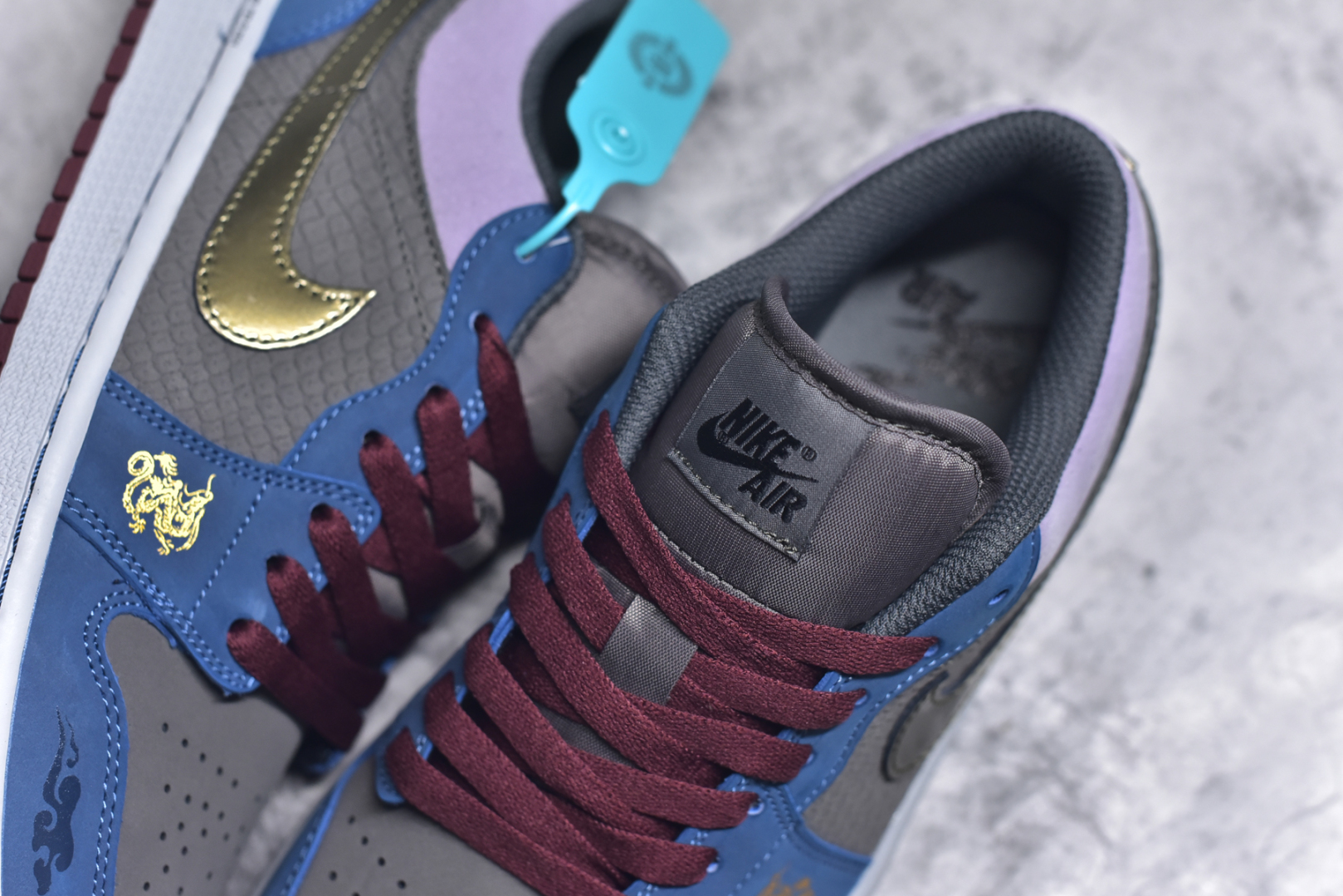 图片[9]-#Air Jordan 1 低帮 复古篮球鞋 纯原大厂出品 极力推荐 定制鞋盒 大厂纯原品质出货 超高清洁度 皮料切割干净无任何毛边 细节完美 货号：553558 066 编码：23 尺码：36-46-选品中心