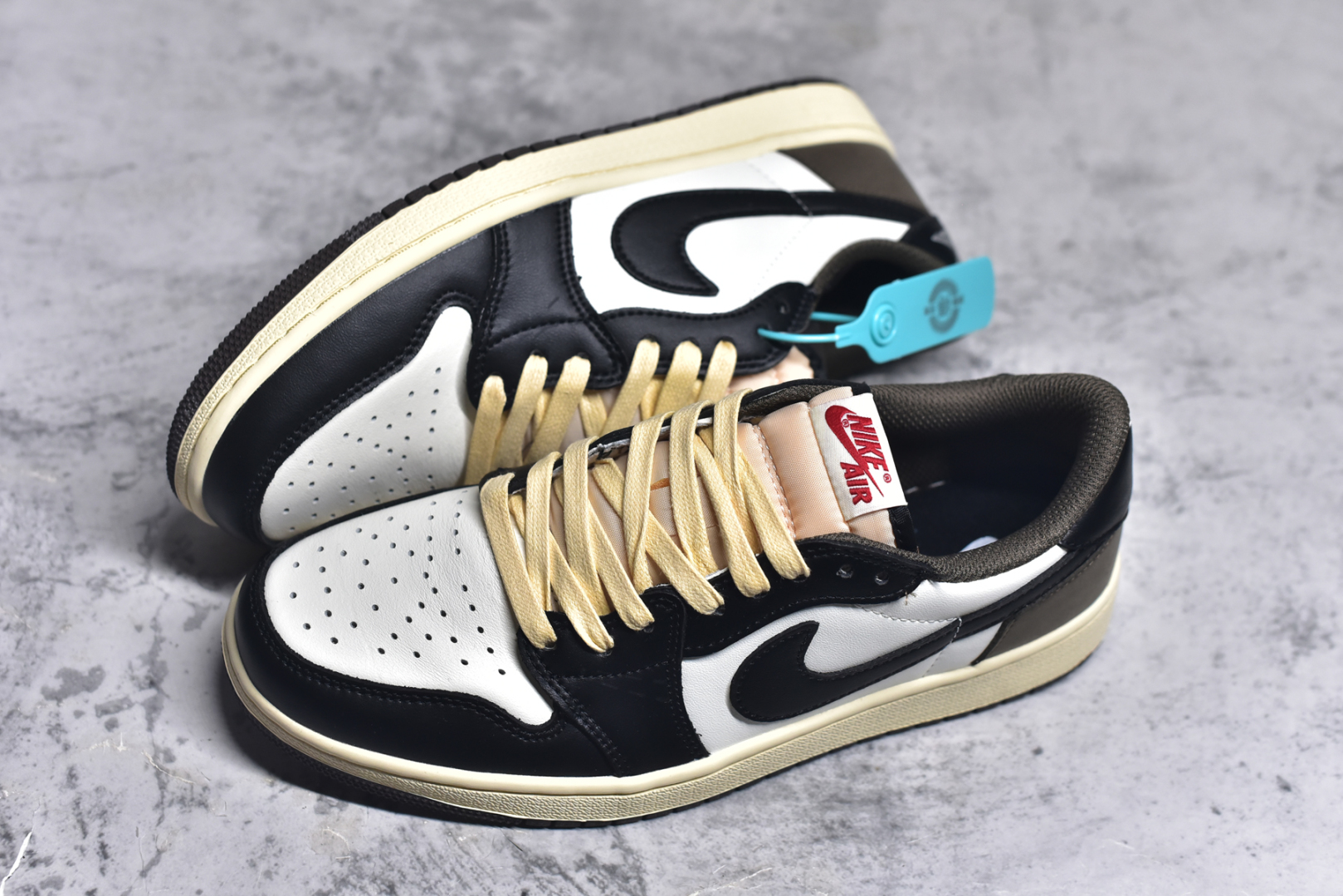 图片[7]-#Air Jordan 1 低帮 复古篮球鞋 纯原大厂出品 极力推荐 定制鞋盒 大厂纯原品质出货 超高清洁度 皮料切割干净无任何毛边 细节完美 货号：553558 066 编码：23 尺码：36-46-选品中心
