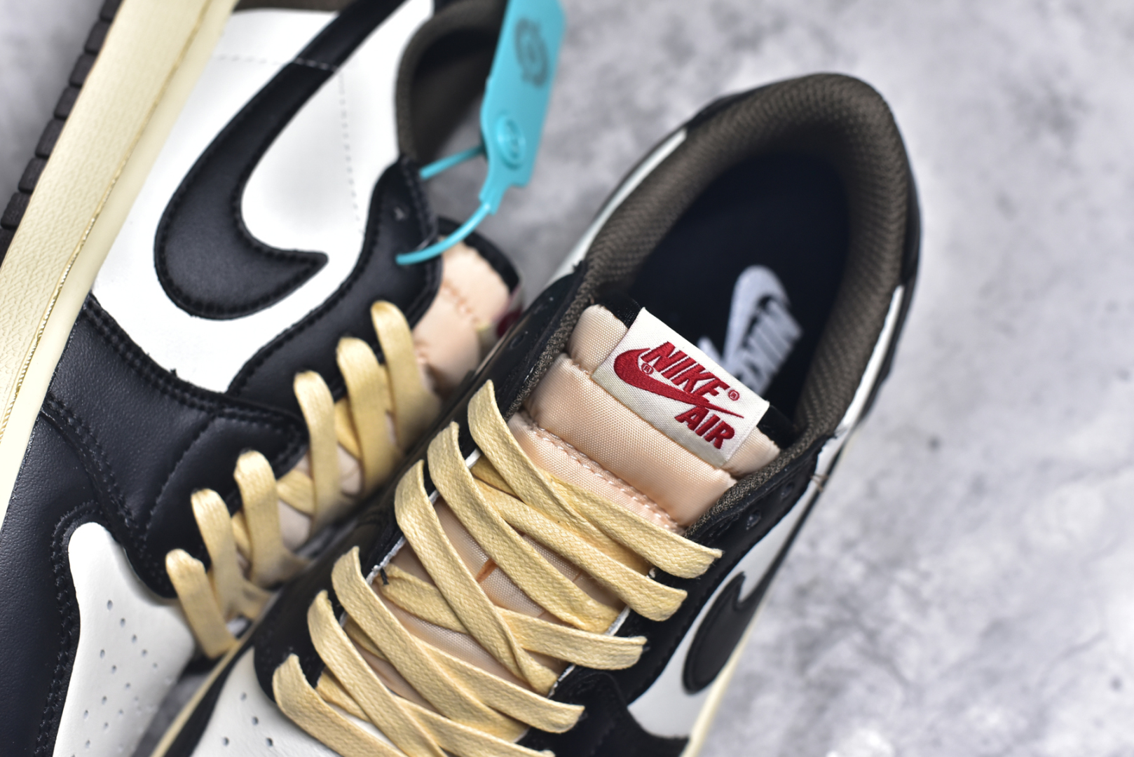 图片[9]-#Air Jordan 1 低帮 复古篮球鞋 纯原大厂出品 极力推荐 定制鞋盒 大厂纯原品质出货 超高清洁度 皮料切割干净无任何毛边 细节完美 货号：553558 066 编码：23 尺码：36-46-选品中心