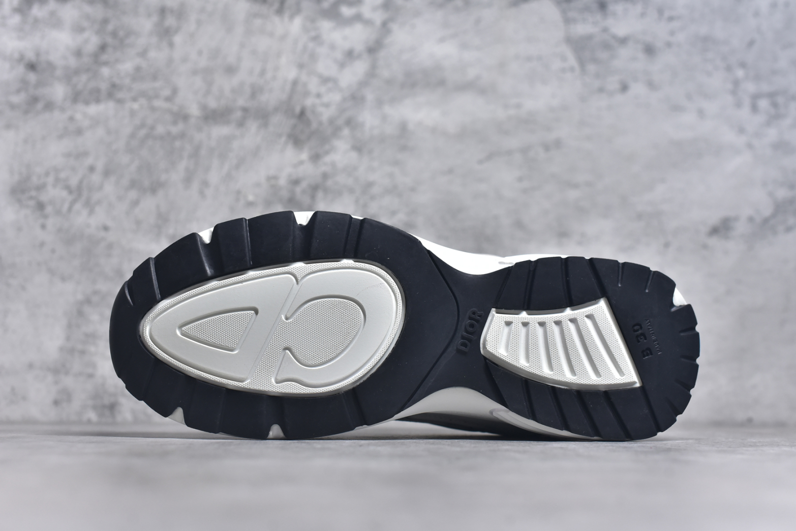 图片[6]-#法国高奢时装品牌·迪奥/Dior B30 Low-Top Sneaker B30系列低帮经典老爹风系带复古休闲运动慢跑鞋“皮革浅灰白” DIO-R B30 白色 3SN279ZND-H000 尺码：36-45-选品中心