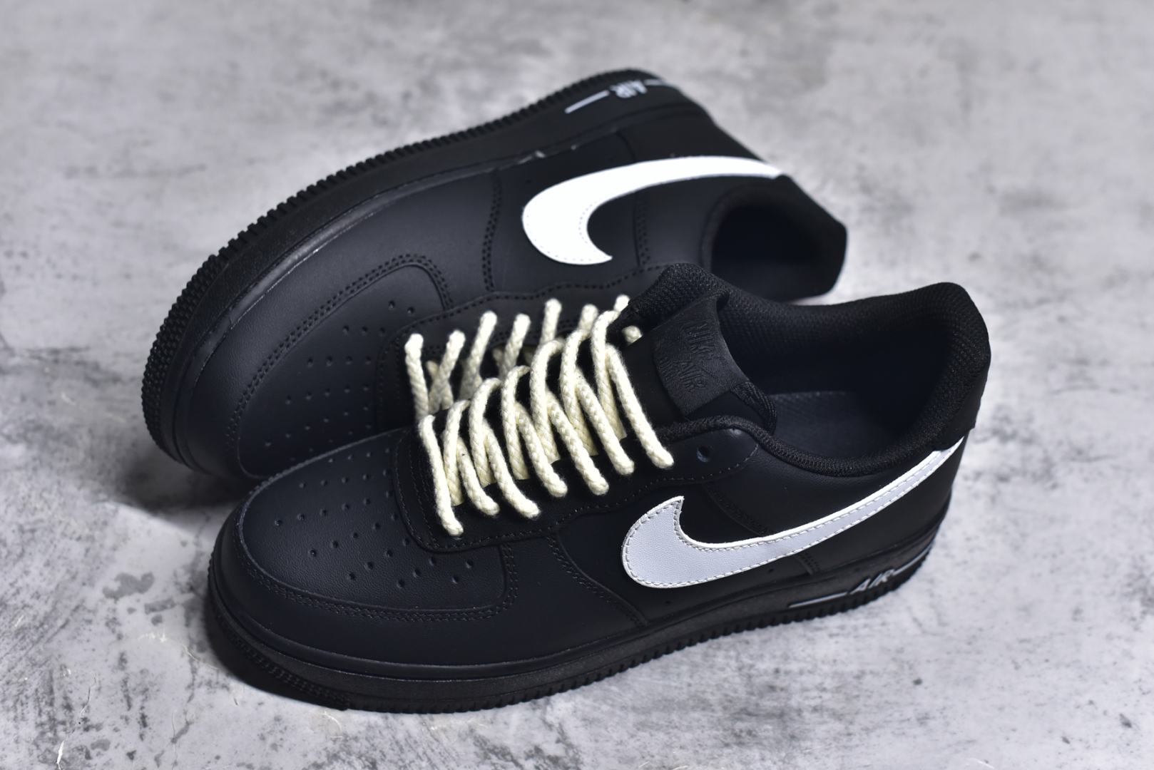 图片[7]-#Nike Air Force 1\’07 Low 黑白麻绳 空军一号低帮休闲板鞋 ZH0316-073 #原楦头原纸板 原装鞋盒 定制五金配件 内置全掌气垫 原厂鞋底 尺码：36 36.5 37.5 38 38.5 39 40 40.5 41 42 42.5 43 44 44.5 45 9.D4-选品中心