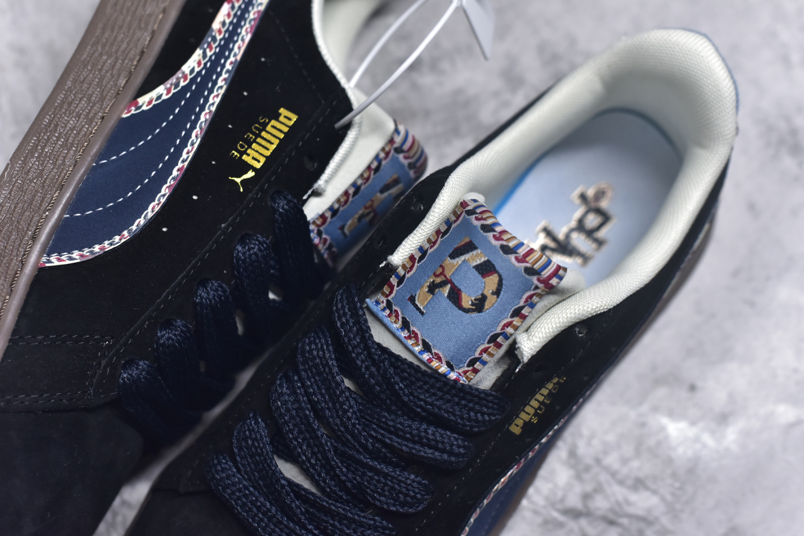 图片[9]-#PUMA Basket Suede 彪马皮面复古板鞋 原装渠道版本 诠释最高工艺 夏季新款官方原盒原标 代购充正专供头层皮海玻璃鞋垫搭配后跟PUMA logo烫金 让陈旧的款式重获新生 尺码：35.5 36 37 37.5 38 38.5 39 40 40.5 41 42 42.5 43 44 44.5 45-选品中心