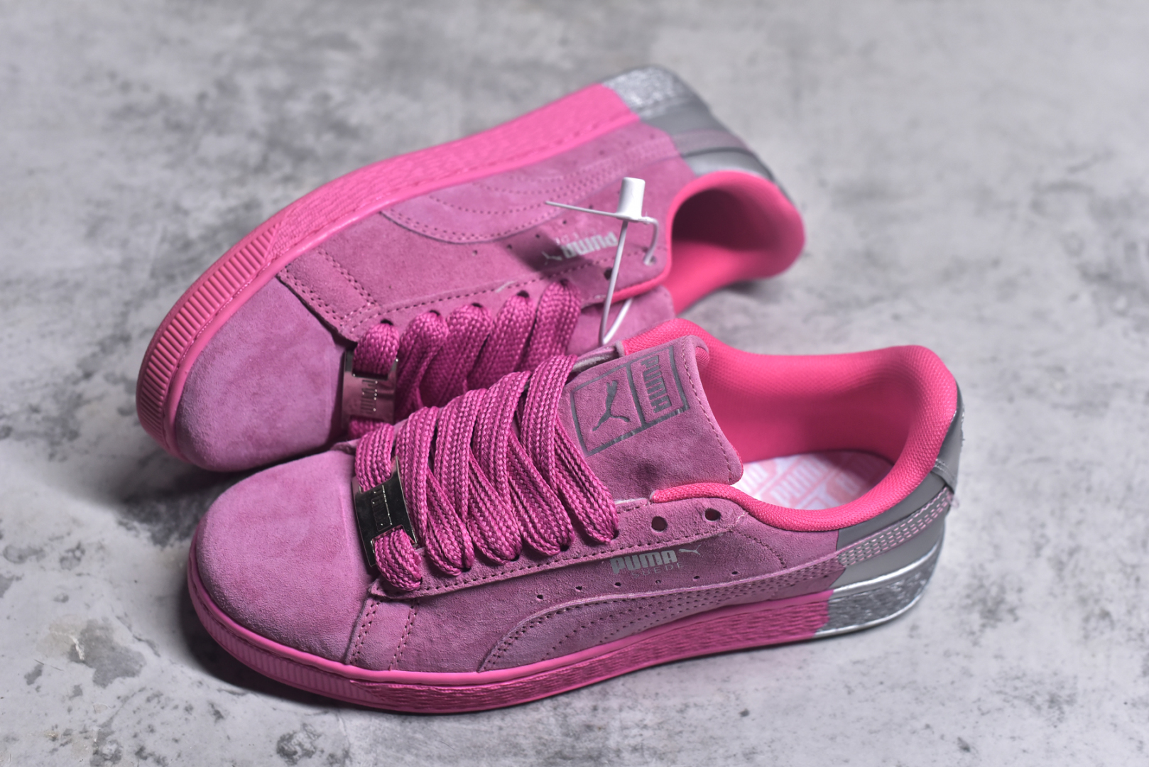 图片[7]-#PUMA Basket Suede 彪马皮面复古板鞋 原装渠道版本 诠释最高工艺 夏季新款官方原盒原标 代购充正专供头层皮海玻璃鞋垫搭配后跟PUMA logo烫金 让陈旧的款式重获新生 尺码：35.5 36 37 37.5 38 38.5 39 40 40.5 41 42 42.5 43 44 44.5 45-选品中心