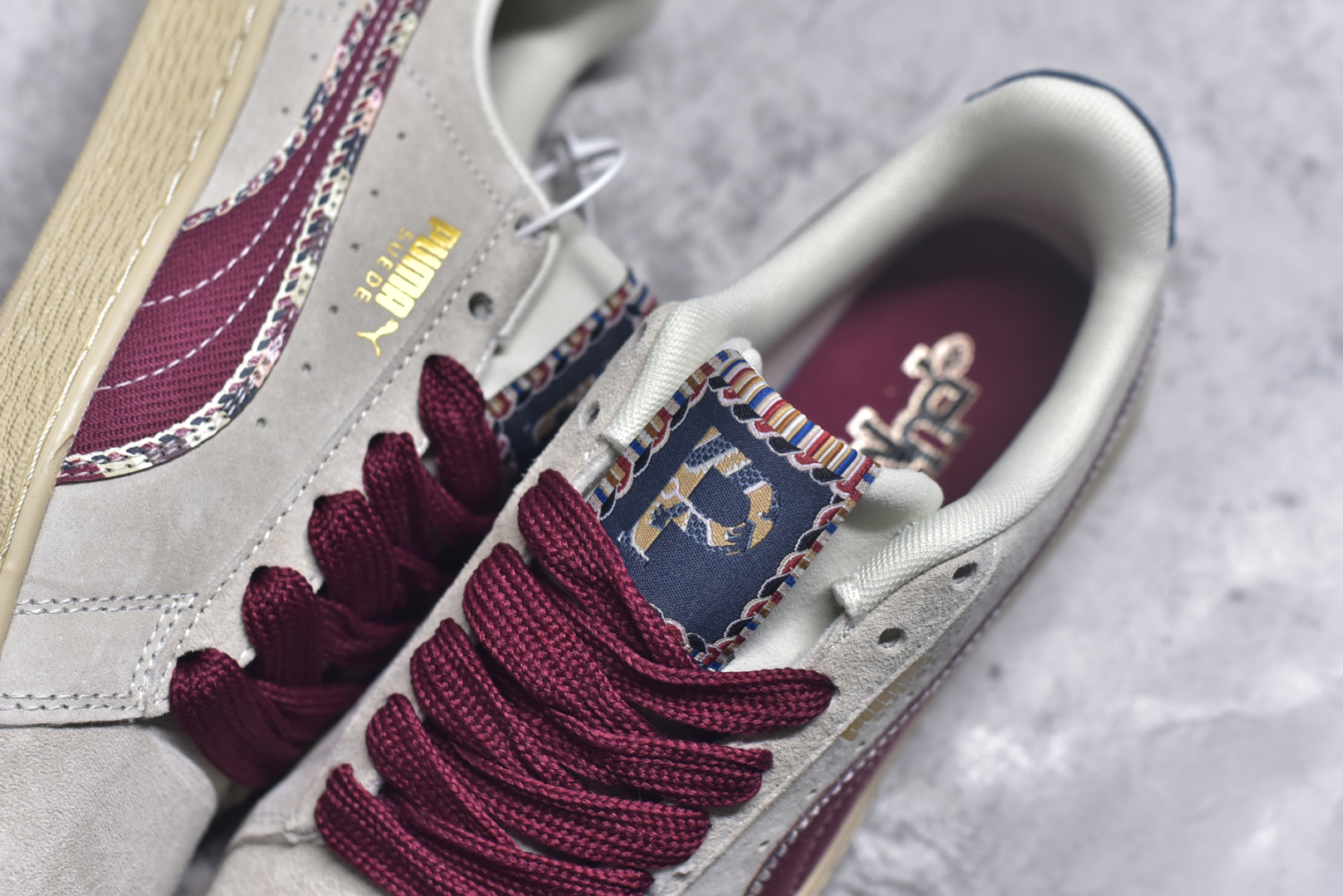 图片[9]-#PUMA Basket Suede 彪马皮面复古板鞋 原装渠道版本 诠释最高工艺 夏季新款官方原盒原标 代购充正专供头层皮海玻璃鞋垫搭配后跟PUMA logo烫金 让陈旧的款式重获新生 尺码：35.5 36 37 37.5 38 38.5 39 40 40.5 41 42 42.5 43 44 44.5 45-选品中心