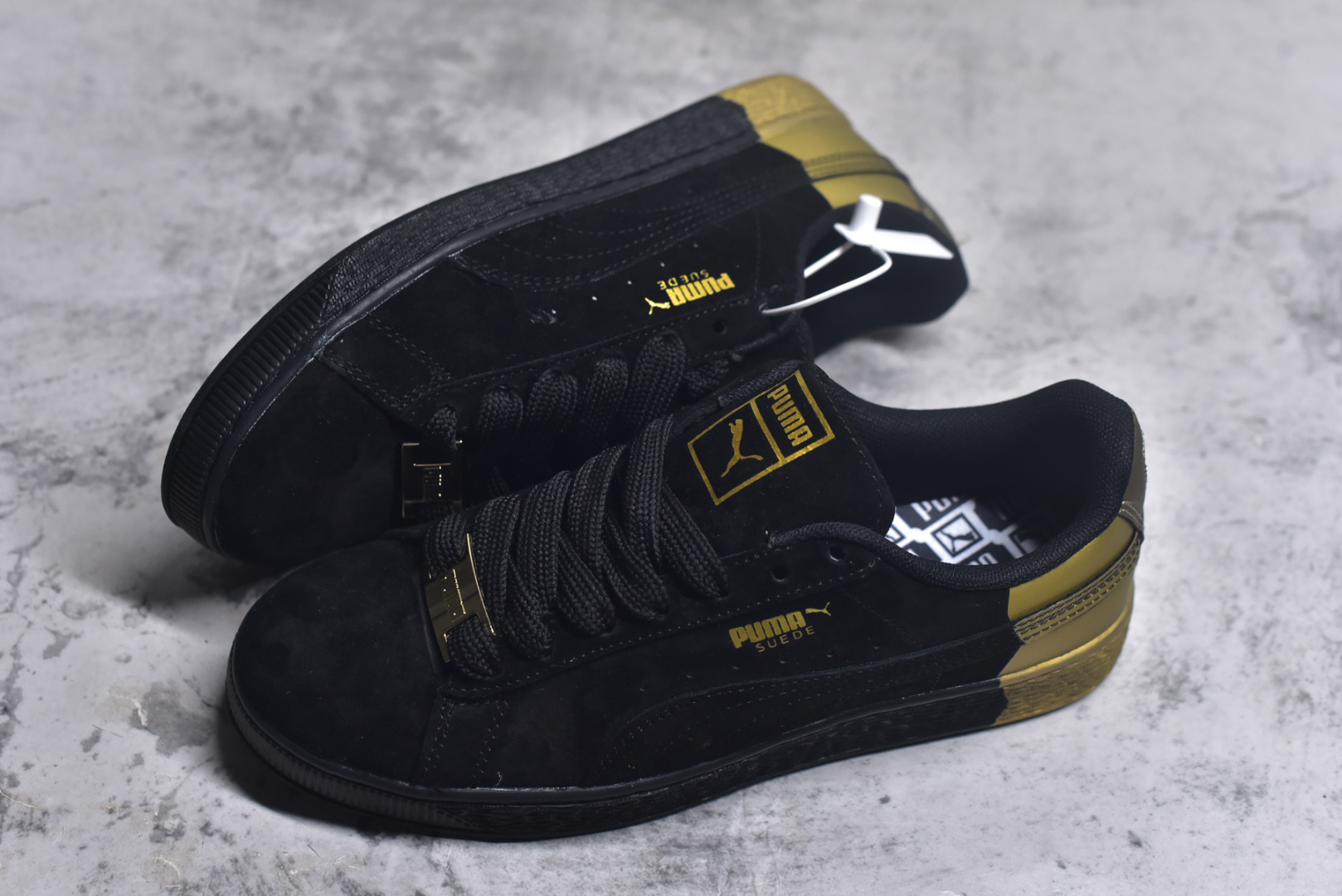 图片[7]-#PUMA Basket Suede 彪马皮面复古板鞋 原装渠道版本 诠释最高工艺 夏季新款官方原盒原标 代购充正专供头层皮海玻璃鞋垫搭配后跟PUMA logo烫金 让陈旧的款式重获新生 尺码：35.5 36 37 37.5 38 38.5 39 40 40.5 41 42 42.5 43 44 44.5 45-选品中心