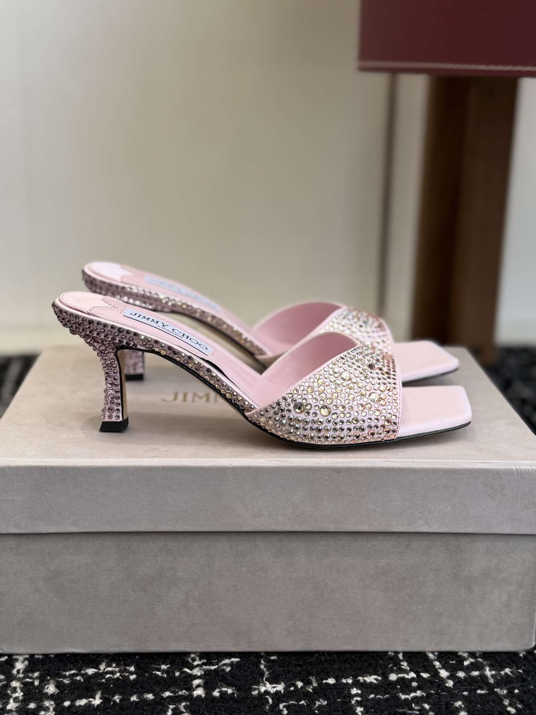 Мюли Jimmy Choo женские розовые