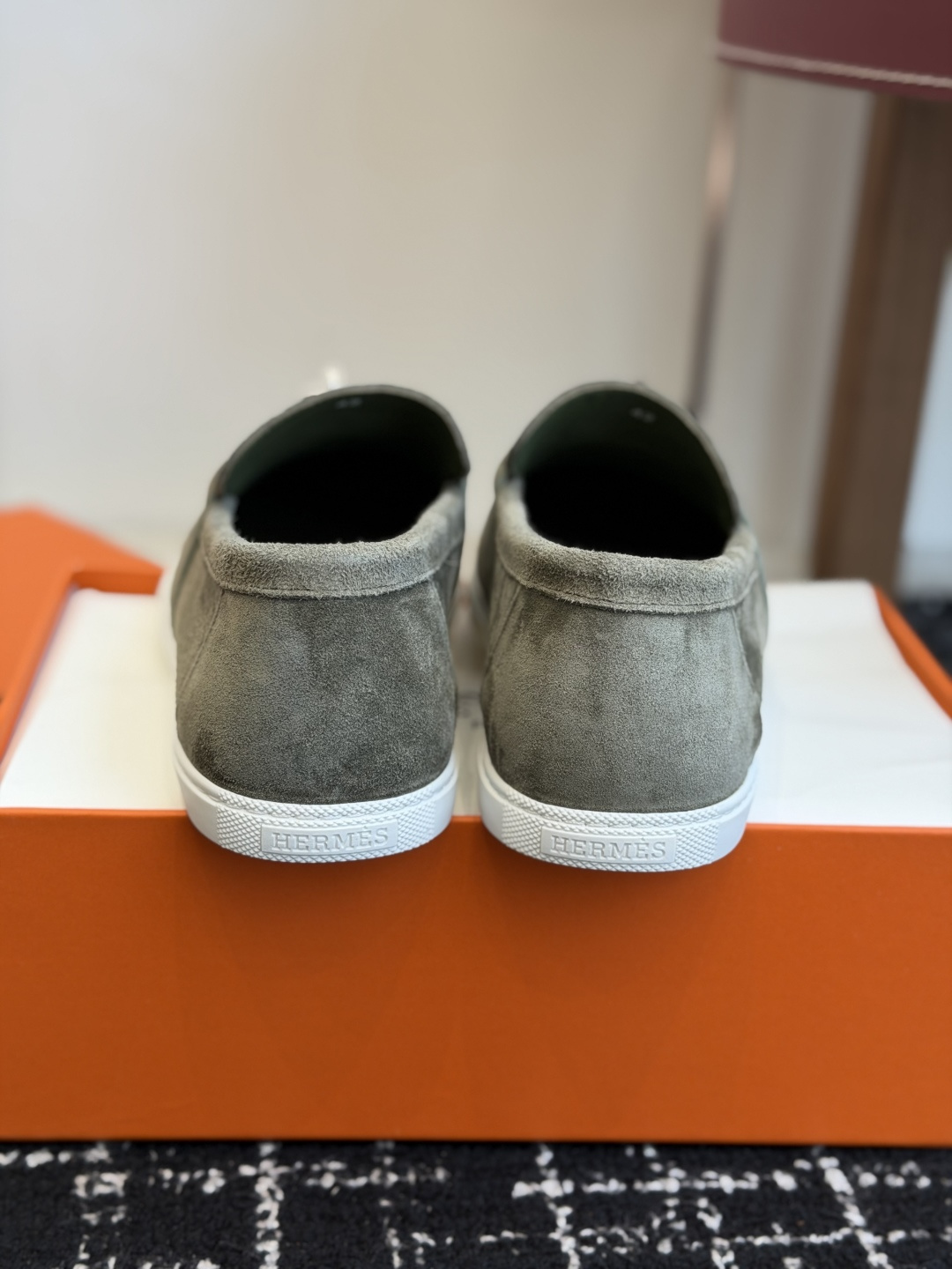 代购级Hermes 爱马仕 H家 Game kelly扣厚底乐福鞋小牛皮乐福鞋风格免系带休闲运动鞋，搭配