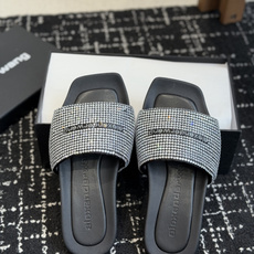 东莞代购级Alexander Wang26ss早春新款平底满钻凉拖把星光踩在脚下!整面水钻铺满鞋带宽面, 东莞代购级Alexander Wang26ss早春新款平底满钻凉拖把星光踩在脚下!整面水钻铺满鞋带宽面,