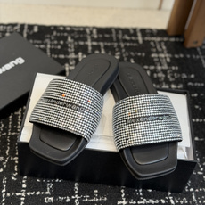 东莞代购级Alexander Wang26ss早春新款平底满钻凉拖把星光踩在脚下!整面水钻铺满鞋带宽面, 东莞代购级Alexander Wang26ss早春新款平底满钻凉拖把星光踩在脚下!整面水钻铺满鞋带宽面,