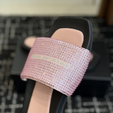东莞代购级Alexander Wang26ss早春新款平底满钻凉拖把星光踩在脚下!整面水钻铺满鞋带宽面, 东莞代购级Alexander Wang26ss早春新款平底满钻凉拖把星光踩在脚下!整面水钻铺满鞋带宽面,