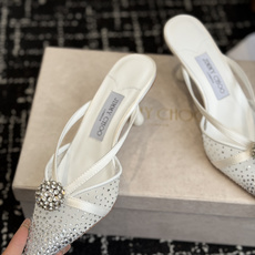 代购级Jimmy Choo 26ss 春夏 系列JC新款 高跟拖鞋 凉鞋模糊鞋履与珠宝配饰之间的界线 鲜 代购级Jimmy Choo 26ss 春夏 系列JC新款 高跟拖鞋 凉鞋模糊鞋履与珠宝配饰之间的界线 鲜