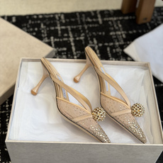 代购级Jimmy Choo 26ss 春夏 系列JC新款 高跟拖鞋 凉鞋模糊鞋履与珠宝配饰之间的界线 鲜 代购级Jimmy Choo 26ss 春夏 系列JC新款 高跟拖鞋 凉鞋模糊鞋履与珠宝配饰之间的界线 鲜