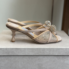 代购级Jimmy Choo 26ss 春夏 系列JC新款 高跟拖鞋 凉鞋模糊鞋履与珠宝配饰之间的界线 鲜 代购级Jimmy Choo 26ss 春夏 系列JC新款 高跟拖鞋 凉鞋模糊鞋履与珠宝配饰之间的界线 鲜