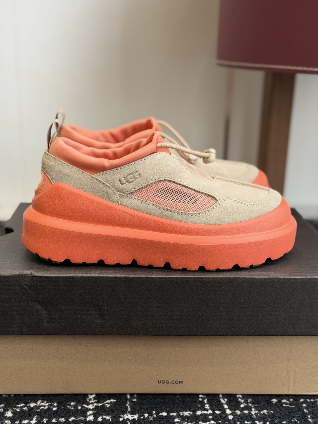 东莞代购级UGG Heritage Utility Axoid 经典再造网纱透气款情侣休闲鞋  真的把春