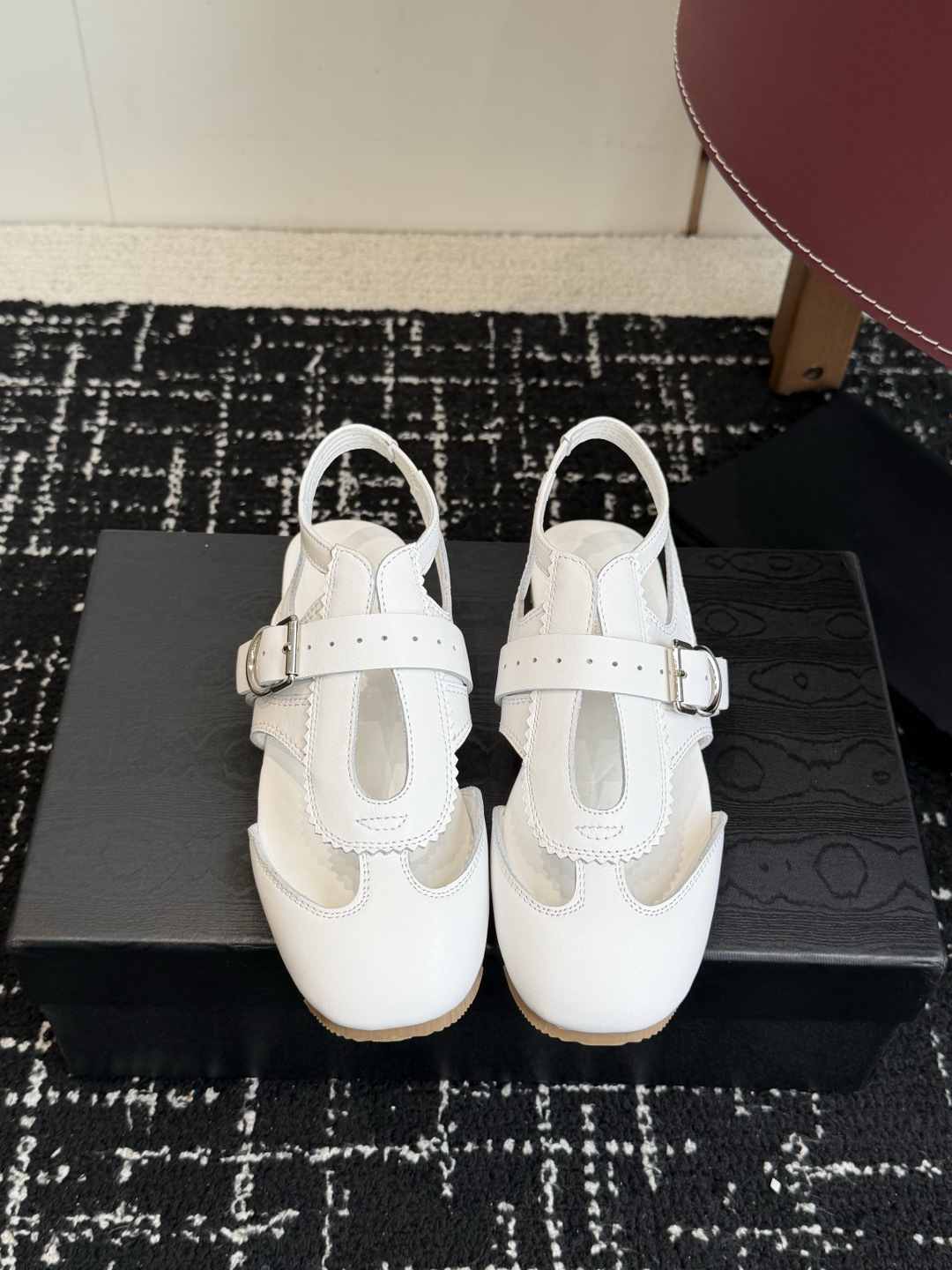 代购级Dries Van Noten·DVN 26ss 新款 情侣款 复古后空皮鞋dvn的后空鞋也太美了