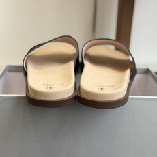东莞代购级Brunello Cucinelli BC男士休闲凉拖鞋|此款凉拖鞋鞋面料采用意大利进口荔枝纹 东莞代购级Brunello Cucinelli BC男士休闲凉拖鞋|此款凉拖鞋鞋面料采用意大利进口荔枝纹