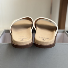 东莞代购级Brunello Cucinelli BC男士休闲凉拖鞋|此款凉拖鞋鞋面料采用意大利进口荔枝纹 东莞代购级Brunello Cucinelli BC男士休闲凉拖鞋|此款凉拖鞋鞋面料采用意大利进口荔枝纹