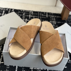 东莞代购级Brunello Cucinelli BC男士休闲凉拖鞋|此款凉拖鞋鞋面料采用意大利进口荔枝纹 东莞代购级Brunello Cucinelli BC男士休闲凉拖鞋|此款凉拖鞋鞋面料采用意大利进口荔枝纹