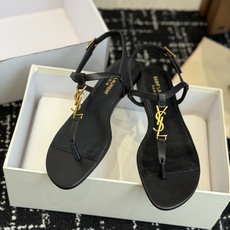代购级Saint Laurent圣罗兰、平板夹脚凉鞋 26ss 早春最新款、YSL、Logo字母扣装饰 代购级Saint Laurent圣罗兰、平板夹脚凉鞋 26ss 早春最新款、YSL、Logo字母扣装饰