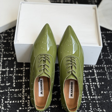 代购级Jil sander 吉尔桑达 新款穆勒 坡跟皮鞋极简主义炒鸡柔软舒适时髦精绝对不能错过的必入款, 代购级Jil sander 吉尔桑达 新款穆勒 坡跟皮鞋极简主义炒鸡柔软舒适时髦精绝对不能错过的必入款,