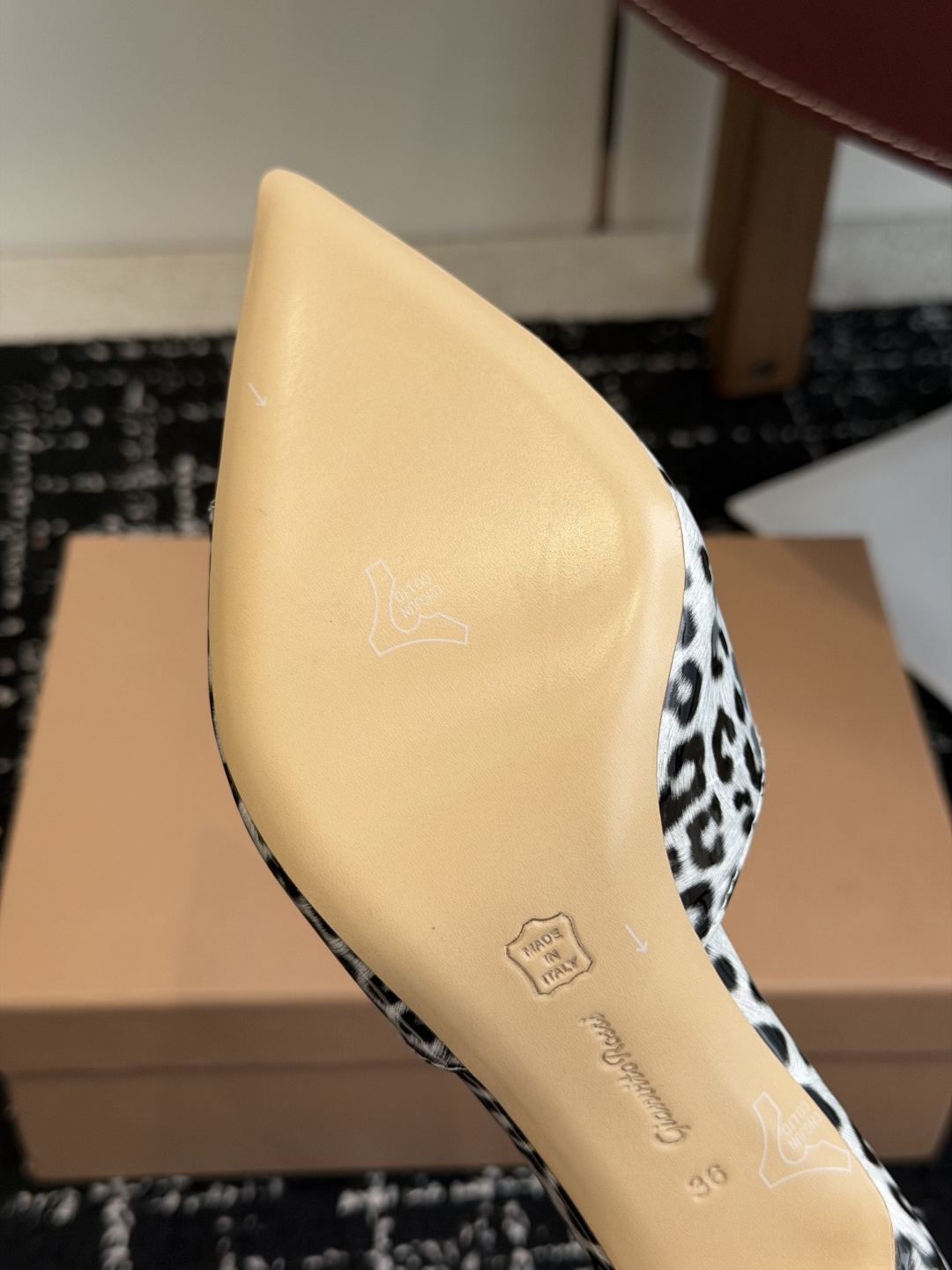 代购级吉安维托·罗西Gianvito Rossi 26春夏 尖头 细跟 凉拖鞋！轻松移动，高跟凉拖鞋！特