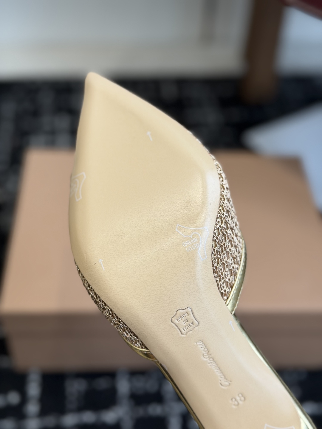 代购级吉安维托·罗西Gianvito Rossi 26春夏 尖头 细跟 凉拖鞋！轻松移动，高跟凉拖鞋！特