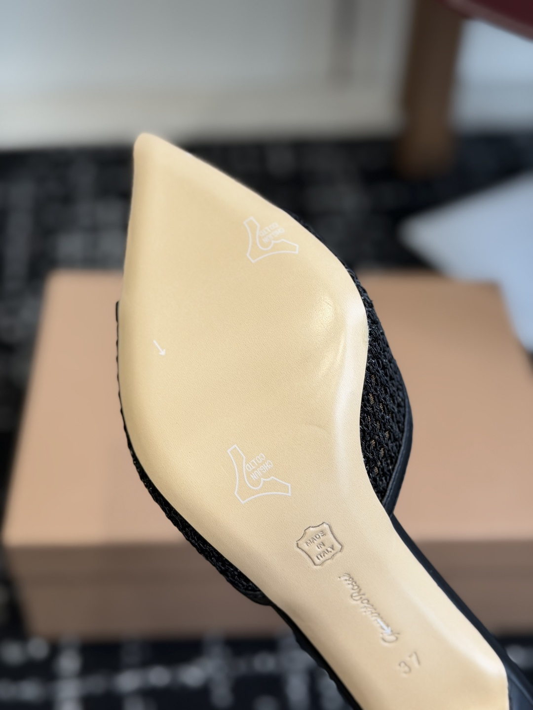 代购级吉安维托·罗西Gianvito Rossi 26春夏 尖头 细跟 凉拖鞋！轻松移动，高跟凉拖鞋！特