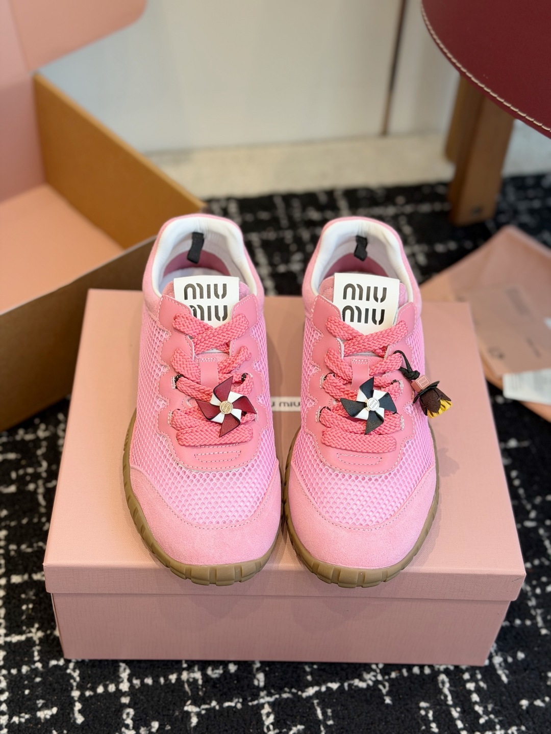 代购级（⚠️官网同步✈️盒包装）Miu Miu 26ss  新色 春夏新款走秀MiuMiu 情侣款 玛丽