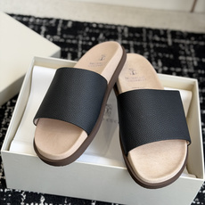 东莞代购级Brunello Cucinelli BC男士休闲凉拖鞋|此款凉拖鞋鞋面料采用意大利进口荔枝纹 东莞代购级Brunello Cucinelli BC男士休闲凉拖鞋|此款凉拖鞋鞋面料采用意大利进口荔枝纹