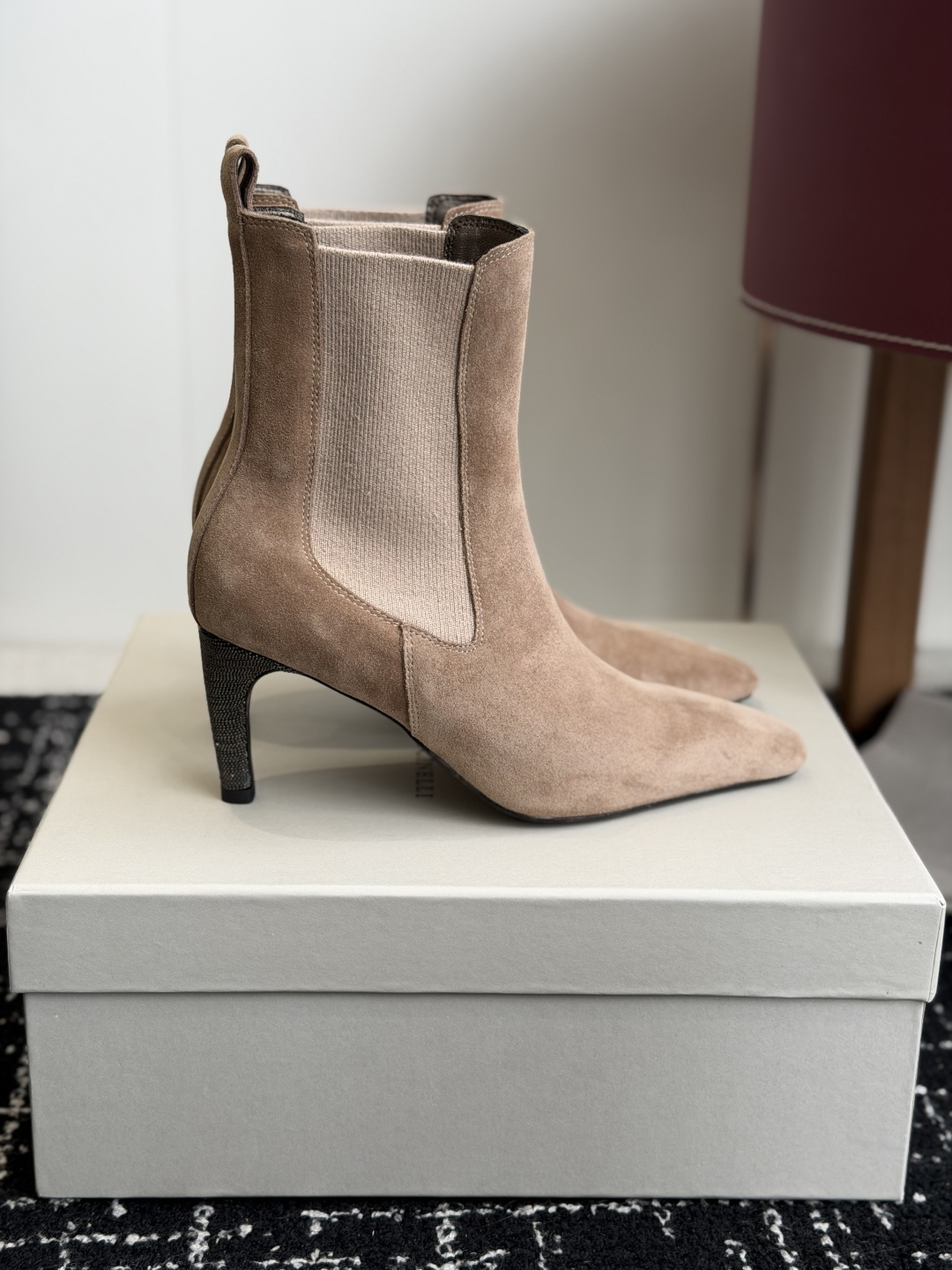 代购级Brunello Cucinelli 匠心臻品 bc新款时尚简约百搭休闲瘦瘦切尔西靴 秋冬必入卷这