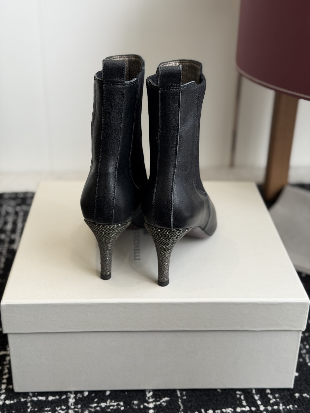 代购级Brunello Cucinelli 匠心臻品 bc新款时尚简约百搭休闲瘦瘦切尔西靴 秋冬必入卷这
