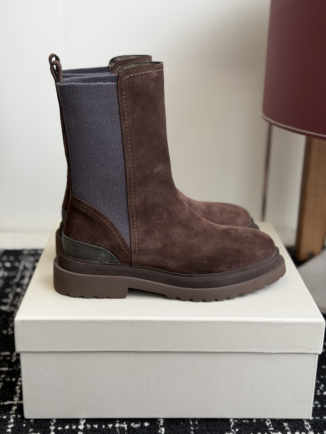 代购级Brunello Cucineli ss26 秋冬新款 马丁靴上脚帅气舒适 秋冬一定要有一双Bc的