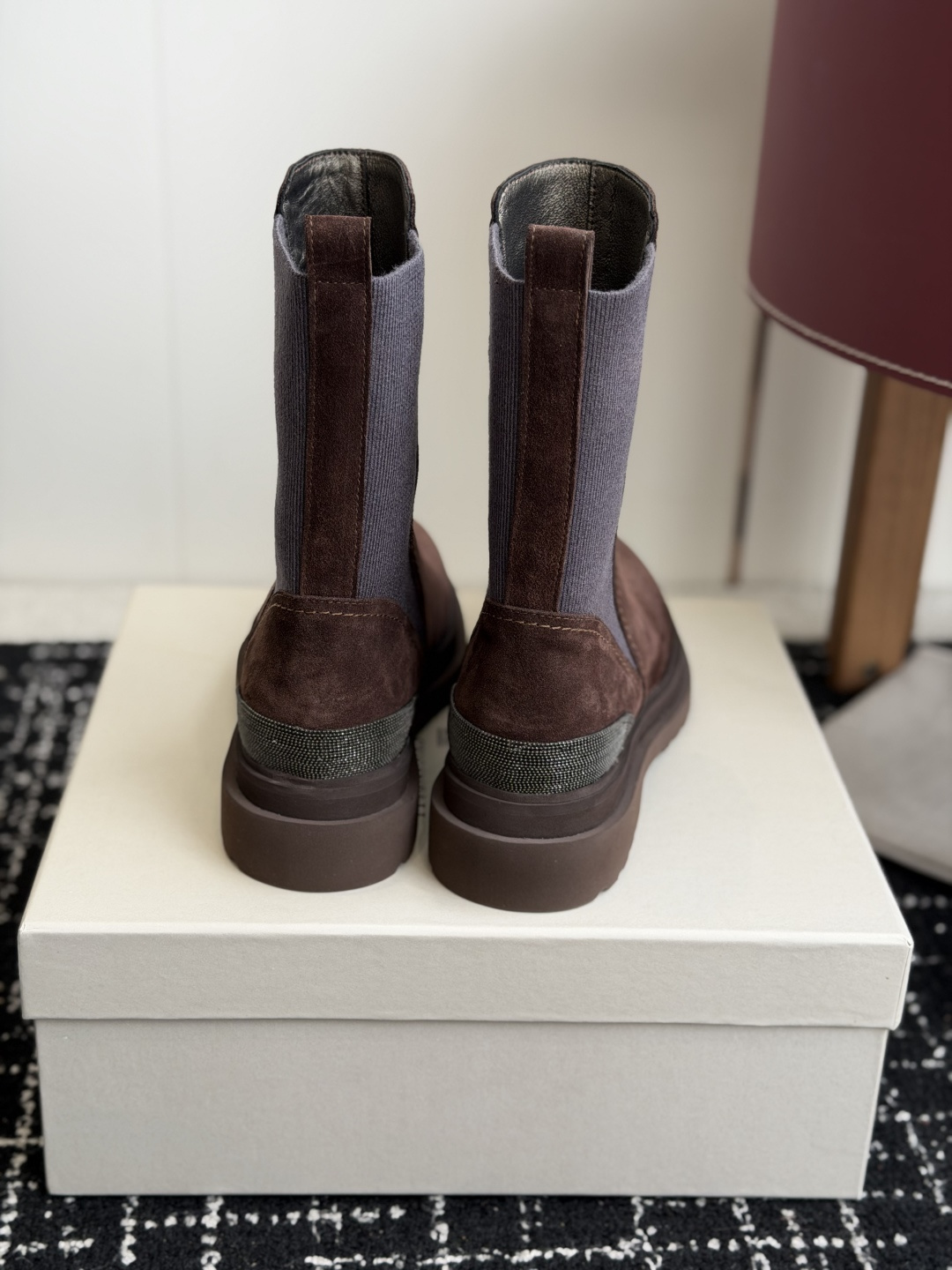 代购级Brunello Cucineli ss26 秋冬新款 马丁靴上脚帅气舒适 秋冬一定要有一双Bc的