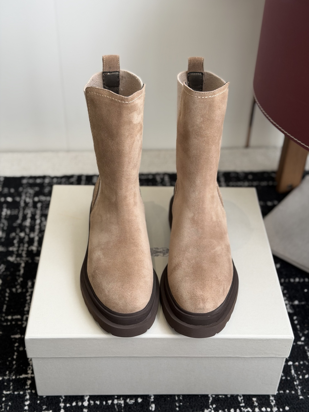 代购级Brunello Cucineli ss26 秋冬新款 马丁靴上脚帅气舒适 秋冬一定要有一双Bc的