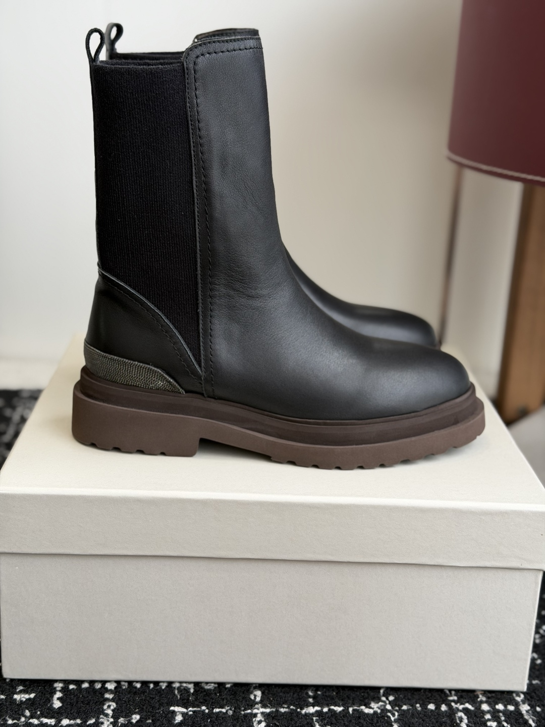 代购级Brunello Cucineli ss26 秋冬新款 马丁靴上脚帅气舒适 秋冬一定要有一双Bc的