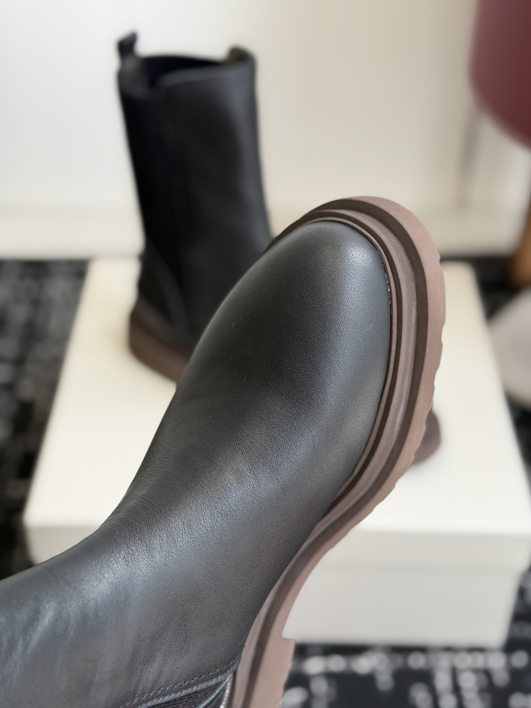 代购级Brunello Cucineli ss26 秋冬新款 马丁靴上脚帅气舒适 秋冬一定要有一双Bc的